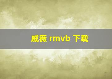 戚薇 rmvb 下载